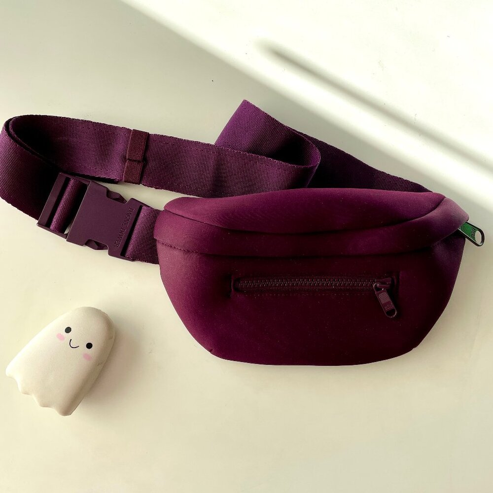 Dagne Dover Ace Fanny Pack in Dark Eggplant Purple